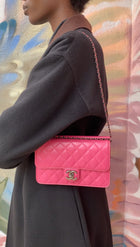 Chanel Crossing Times Cherry Pink Small Flap Bag