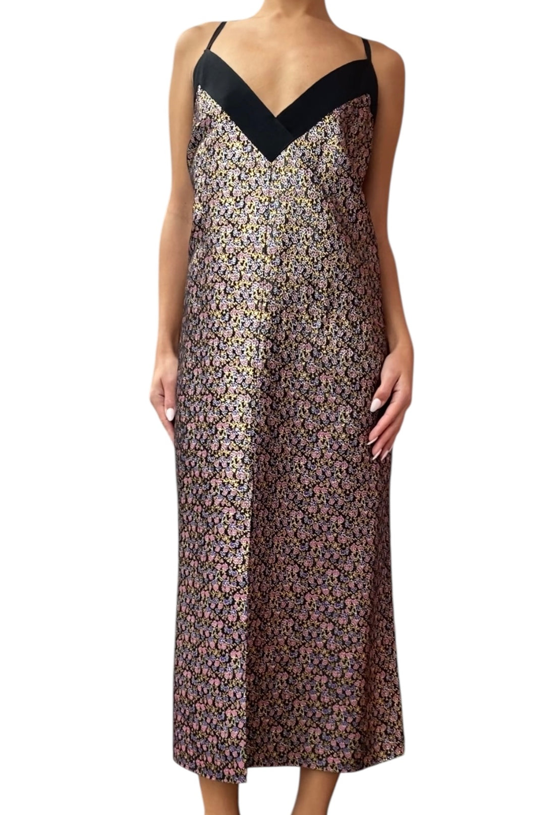 Maison Rabih Brocade Maxi Dress - 44 / US 10-12