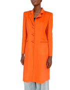 Giorgio Armani Orange Cashmere Coat - 44 / US 8