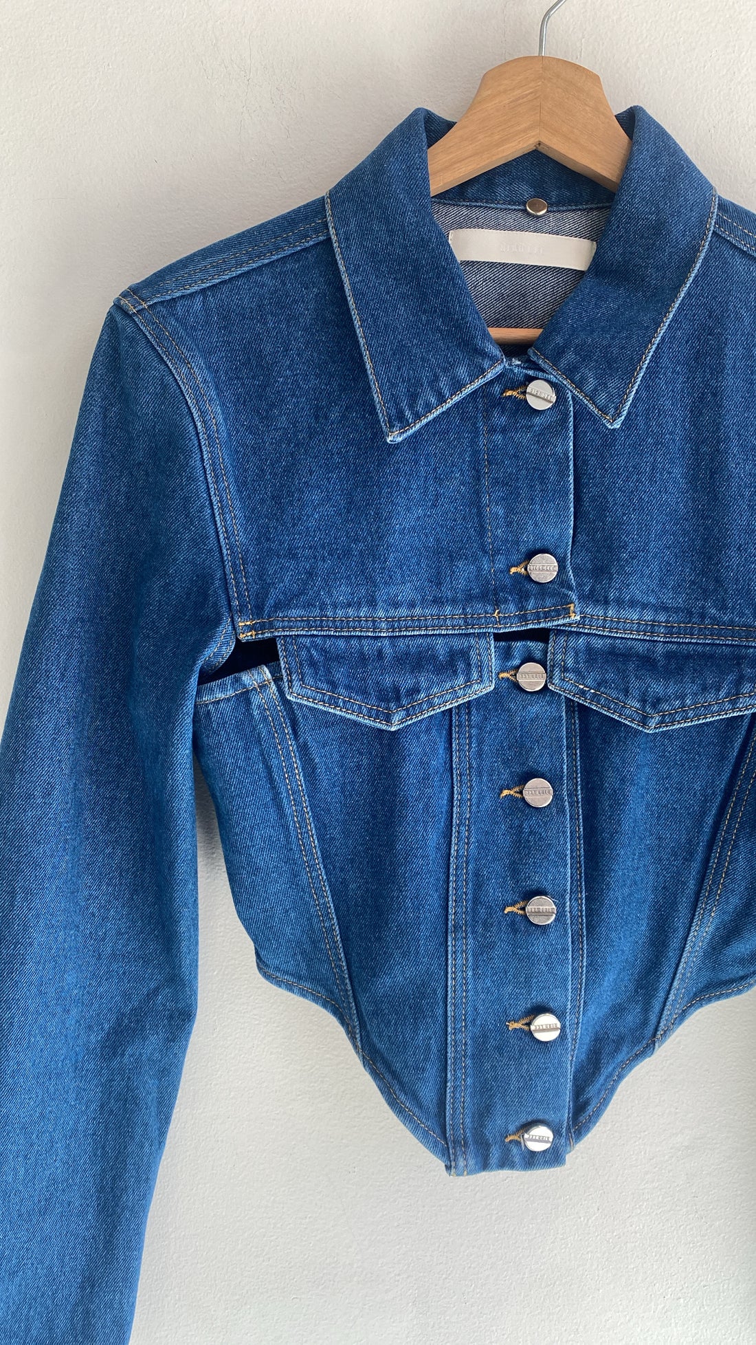 Dion Lee Denim Corset Jacket - 8 (XS/S)
