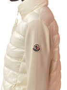 Moncler Ivory Padded Wool Down Puffer Jacket - M