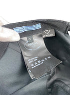 Prada Black Nylon Logo Baseball Cap - S