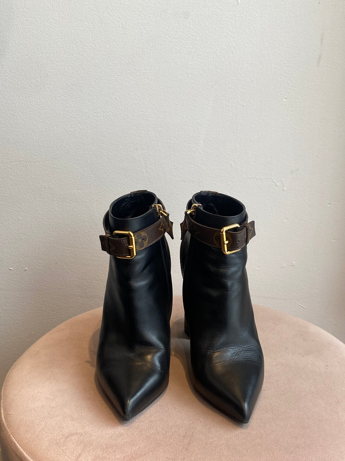 Louis Vuitton Monogram Leather Boot