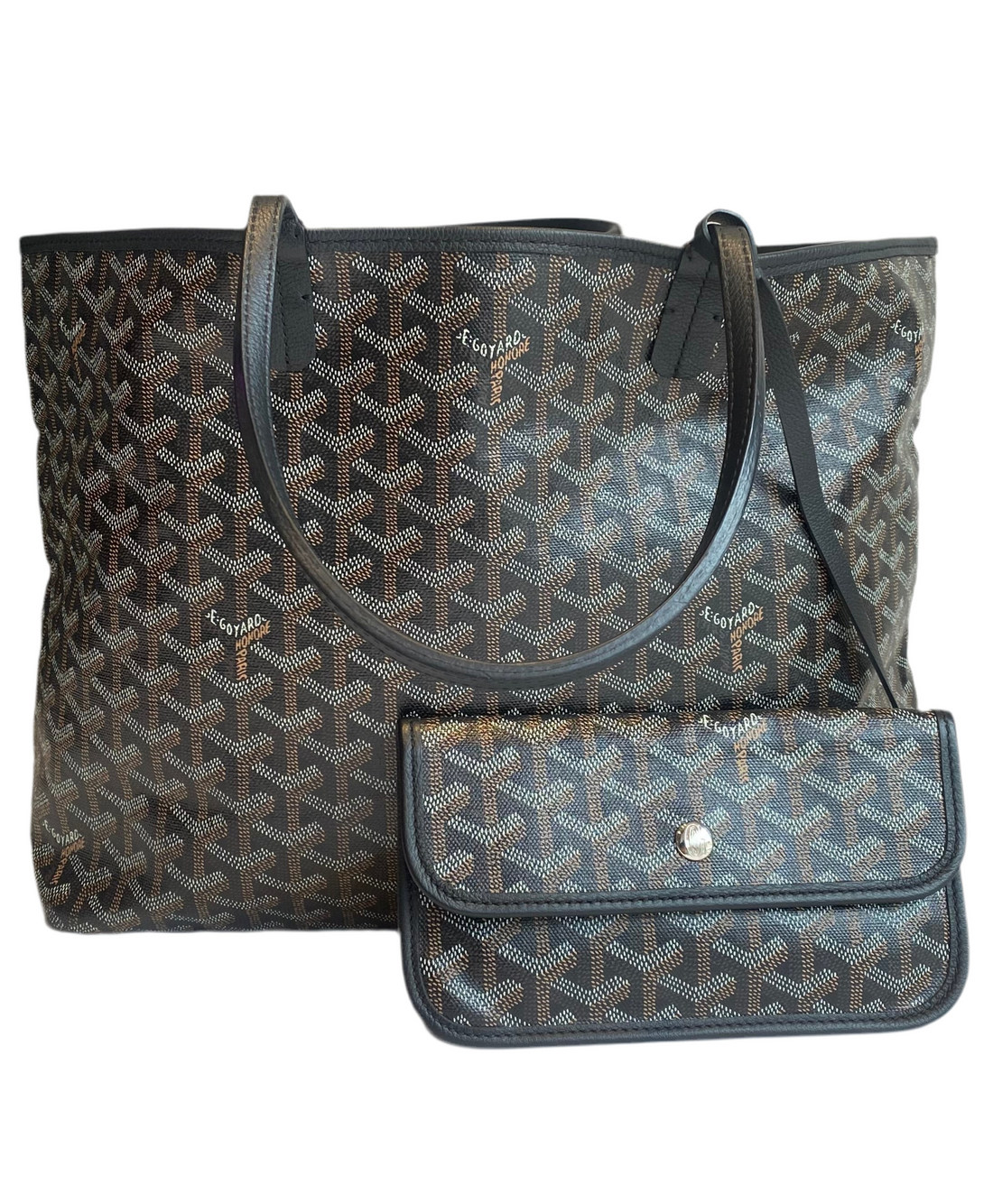 Goyard Black St. Louis PM Tote