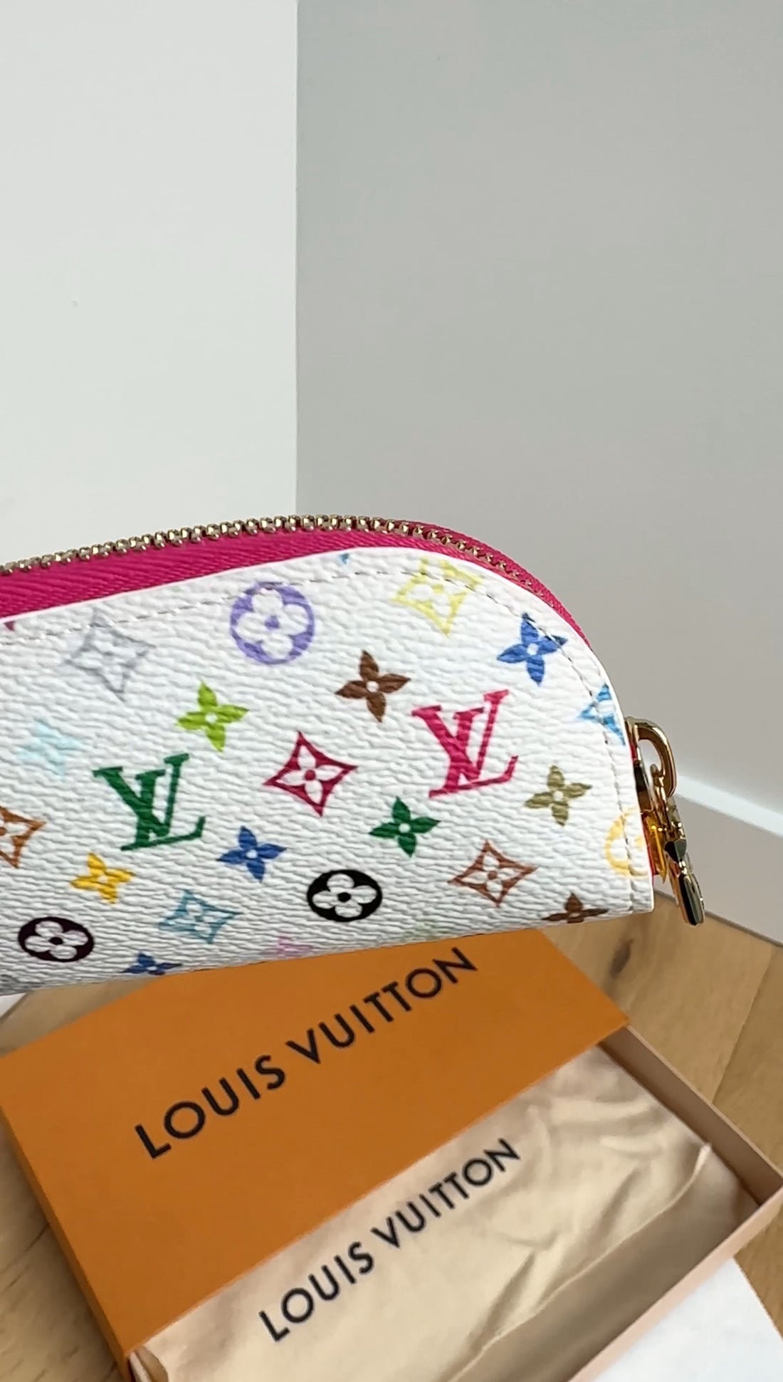 Louis Vuitton x Murakami Multicolor Limited Edition Charlotte Pencil Pouch