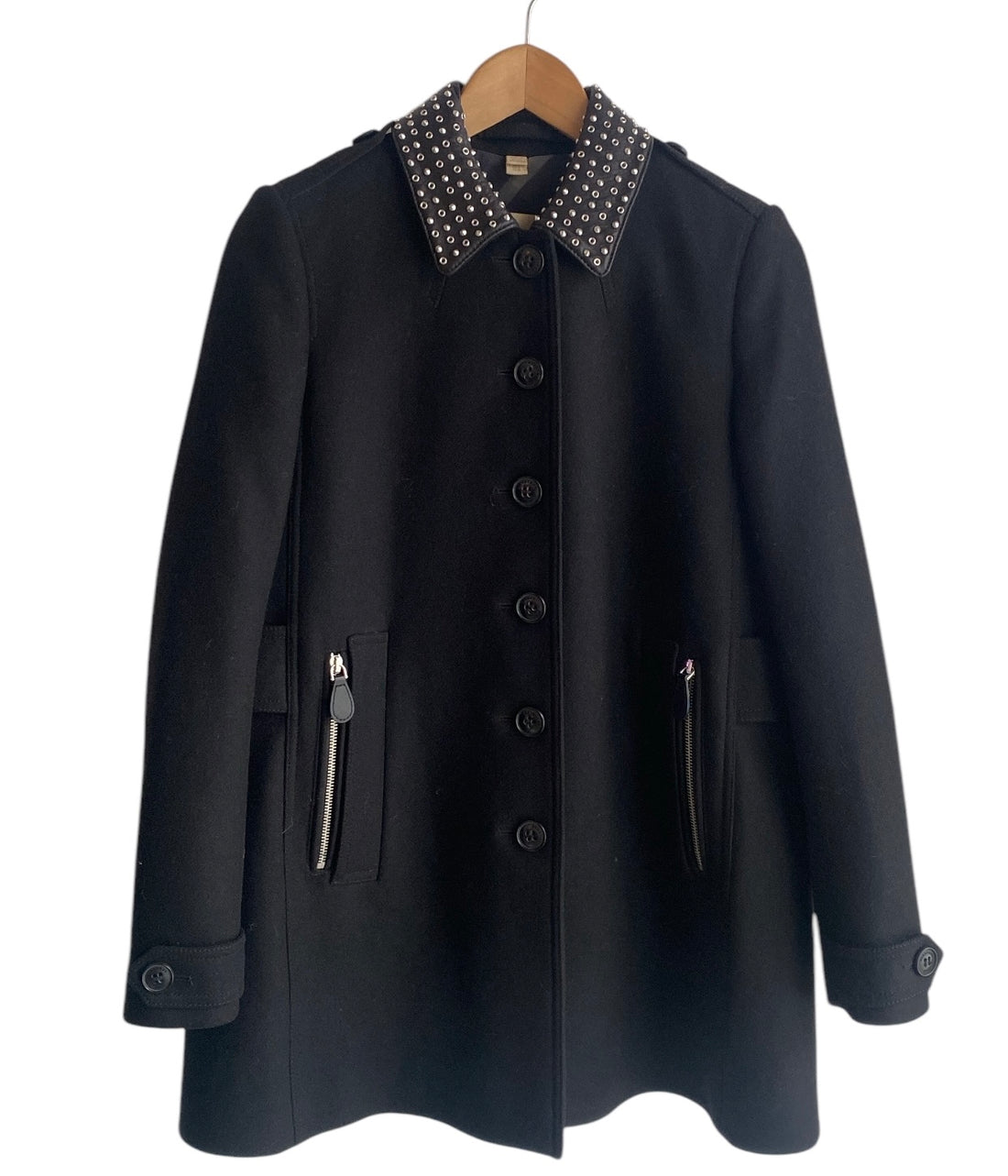 Burberry Studded Wool Jacket