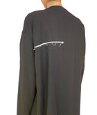 Yohji Yamamoto Black Asymmetrical Wool Coat  - JP 2 / L