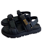 Dior Black Dioract Sandals