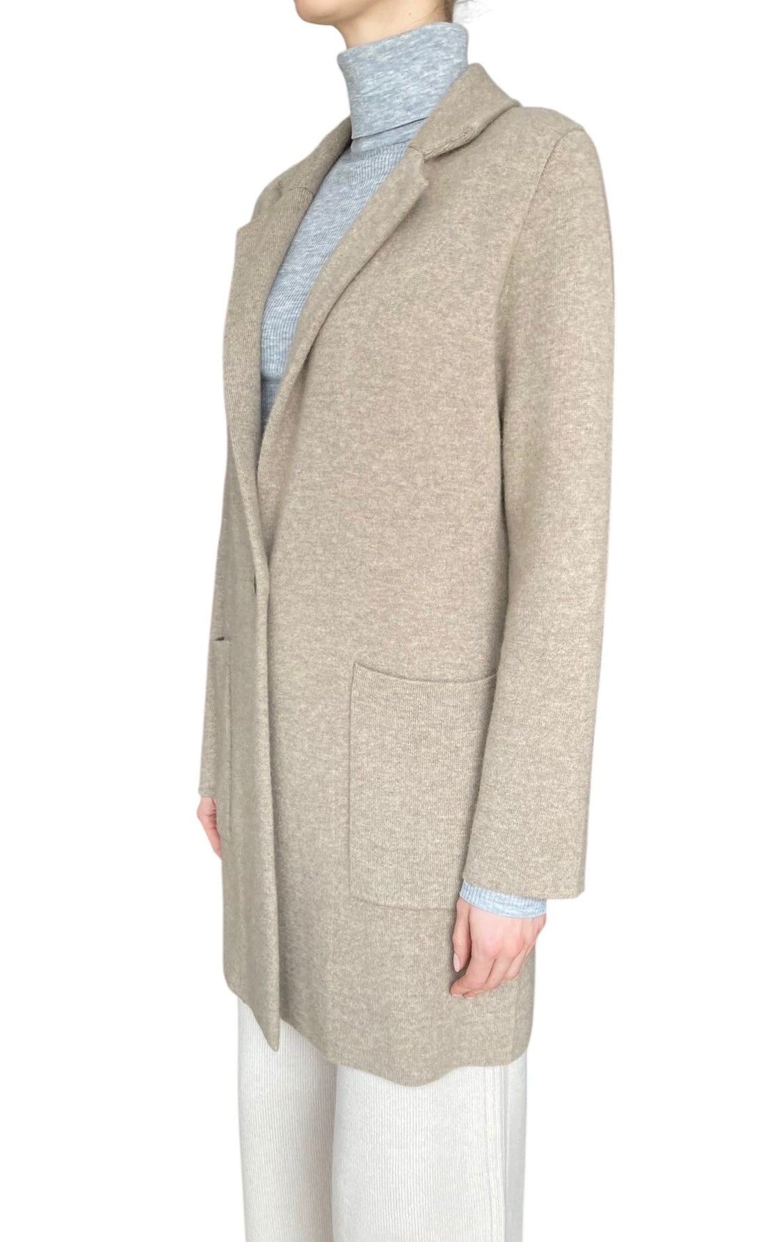 Lisa Yang Beige “Anni” Cashmere Long Cardigan - 0 / S / US 4