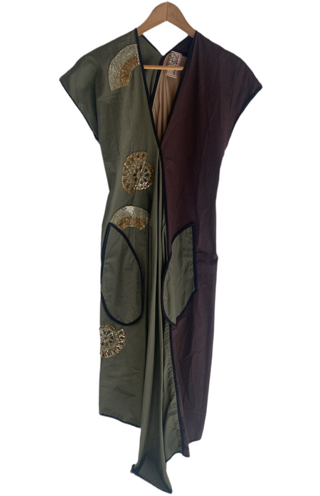 Antonio Marras Green Sequin Embellished Dress- 42