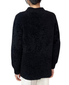 M Missoni Black Shearling Cardigan - 40 / US 6