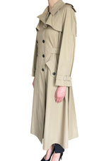Christian Dior Beige Cotton Gabardine Double Breasted Trench Coat - IT 42 / US 4-6