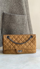 Chanel Bronze Caviar Quilted Leather 2.55 Reissue 225 Medium Flap Bag 225