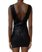 Saint Laurent Sequin Low Back Mini Dress - XS / US 2-6