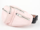 Alexander Wang Pink Leather Chain Zip Attica Fanny Pack Waist Bag