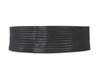 Ann Demeulemeester Black Quilted Leather Double Buckle Waist Belt - XS