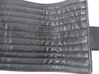 Ann Demeulemeester Black Quilted Leather Double Buckle Waist Belt - XS
