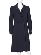 Giorgio Armani Black Wool Blend Resin Button Dress Blazer Jacket - IT 44 / 8 / M