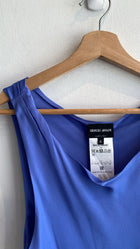 Giorgio Armani Blue Silk Top - 42