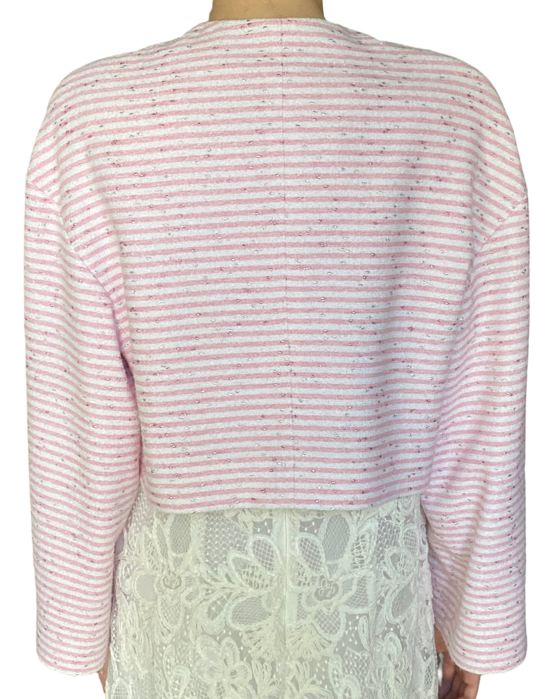 Chanel Pink 2024 Striped Jacket - FR38 / US 6