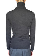 Brunello Cucinelli Grey Fine Knit Cashmere Turtleneck Sweater - S / US 4-6