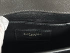 Saint Laurent Mini Cassandra Slate Grey Leather Top Handle Bag