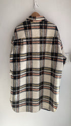 Ducie Long Plaid Shacket - OS