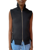 Maison Margiela Black Vintage Double Layered Wool Vest - S