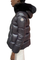 Moncler Black Serifur Down Puffer Jacket - 00 / XXS
