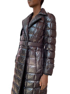 Mackage Black Long Quilted Trench Coat - S