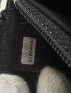 Chanel Black Leather Mini Lambskin Maxi Pearls Clutch on Chain