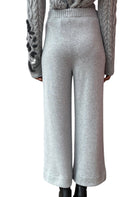 Iris Von Arnim Grey Cashmere Knit Trousers - S