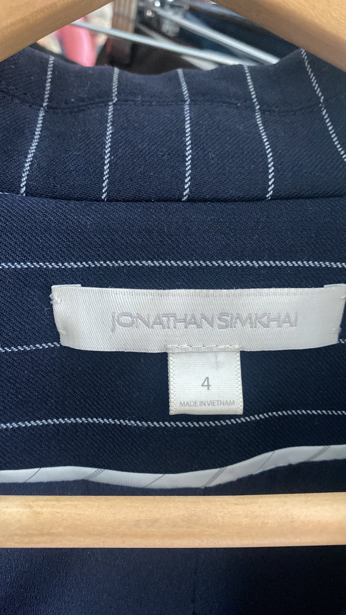 Johnathan Simkhai Pinstripe Blazer