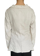 Y’s Yohji Yamamoto Ecru Linen Cutout Blazer - JP 3 / L