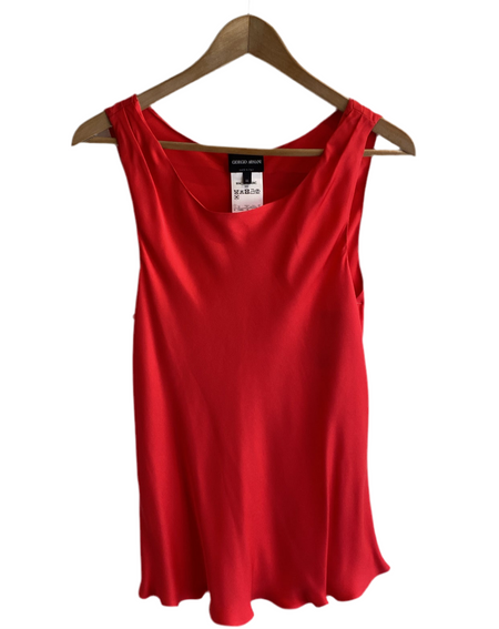 Giorgio Armani Pink Silk Top - 44