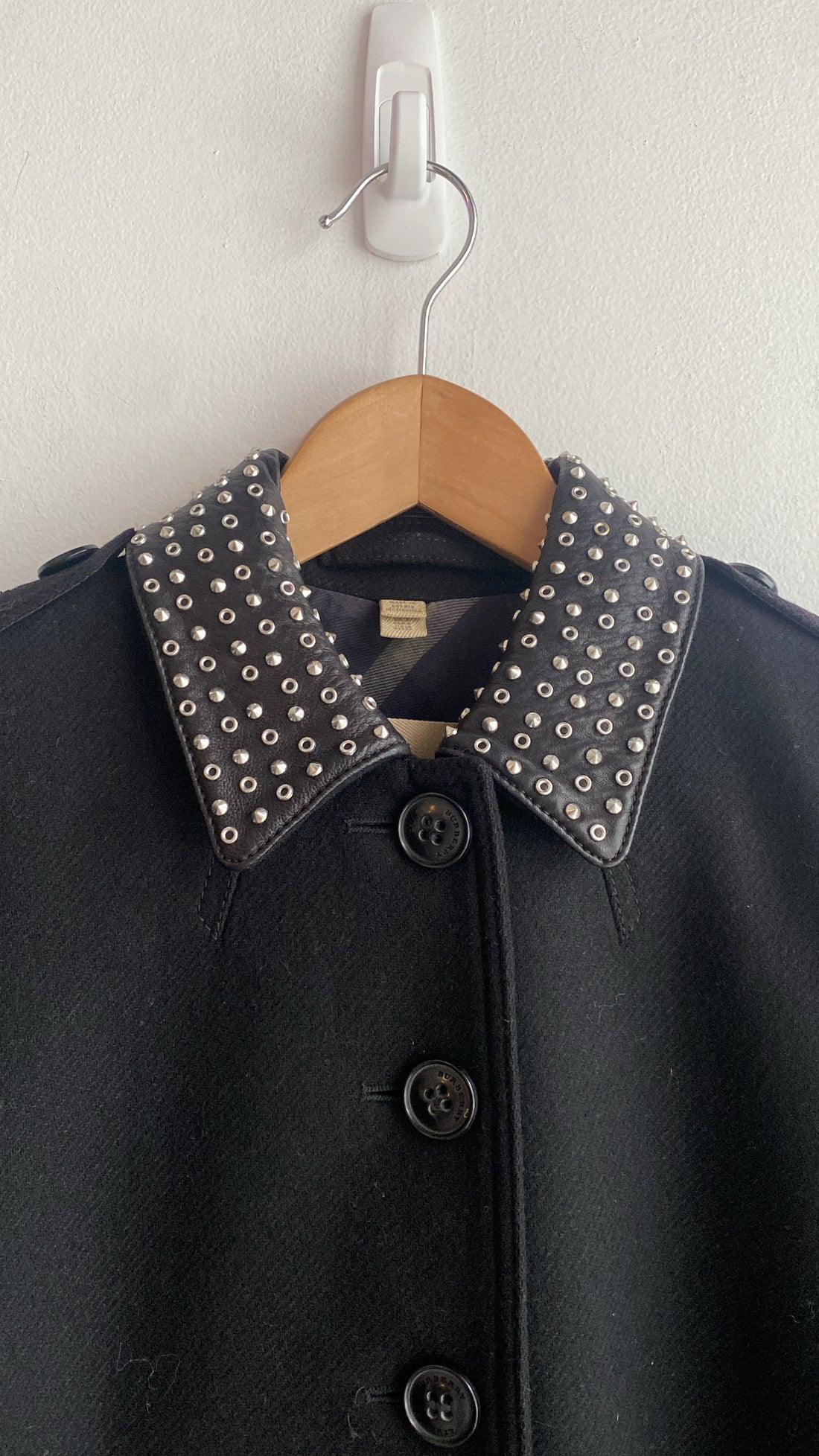 Burberry Studded Wool Jacket