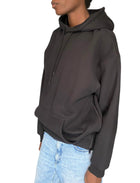 Balenciaga Black Zip Sleeve Hoodie - XS