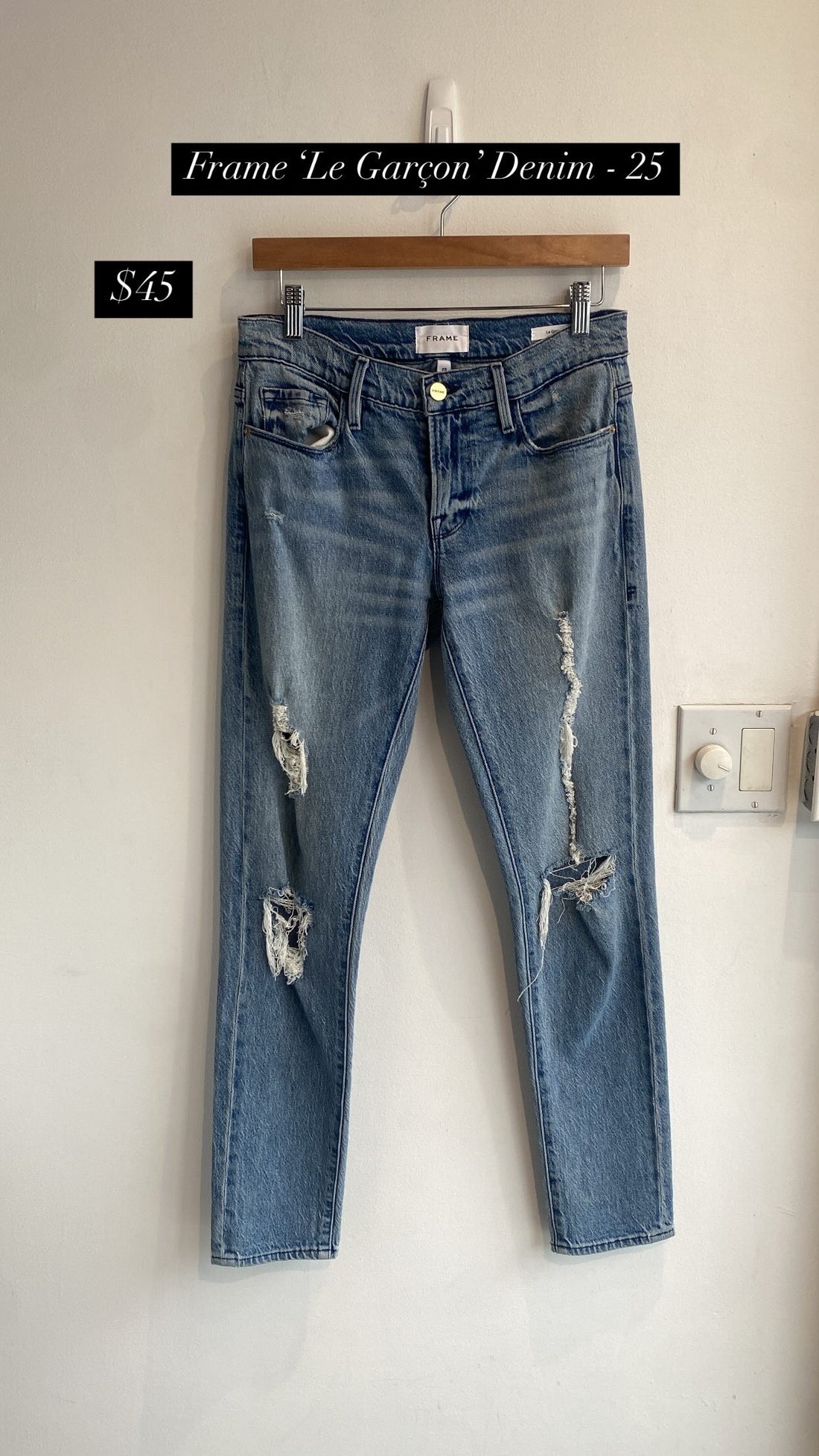 Frame Distressed Denim
