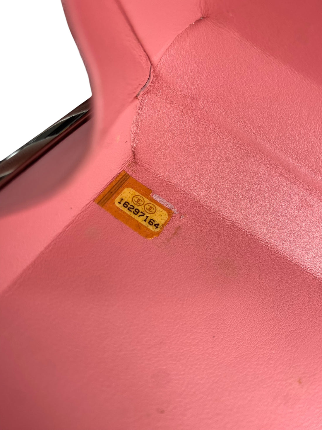 Chanel Pink Python CC Box Clutch Bag