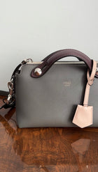 Fendi By The Way Mini Grey Tricolour Crossbody Bag