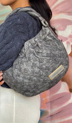 Louis Vuitton Grey Monogram Quilted Lambskin Olympe Numbus Hobo Bag PM