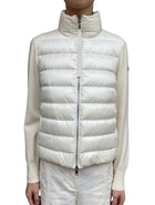 Moncler Ivory Tricot Padded Cardigan - M / US 6-8