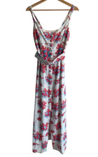 Gul Hurgel Floral Print Linen Maxi Dress - L