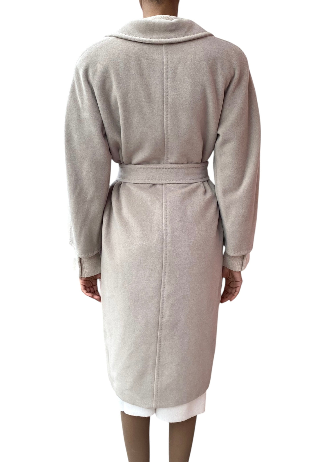 Max Mara Beige Wool & Cashmere Madame Coat - IT 34 / US 0