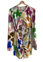 With Jean Floral Print Dress - S