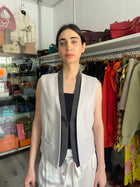 Brunello Cucinelli Ivory Monilli Vest - IT 44 / US 8