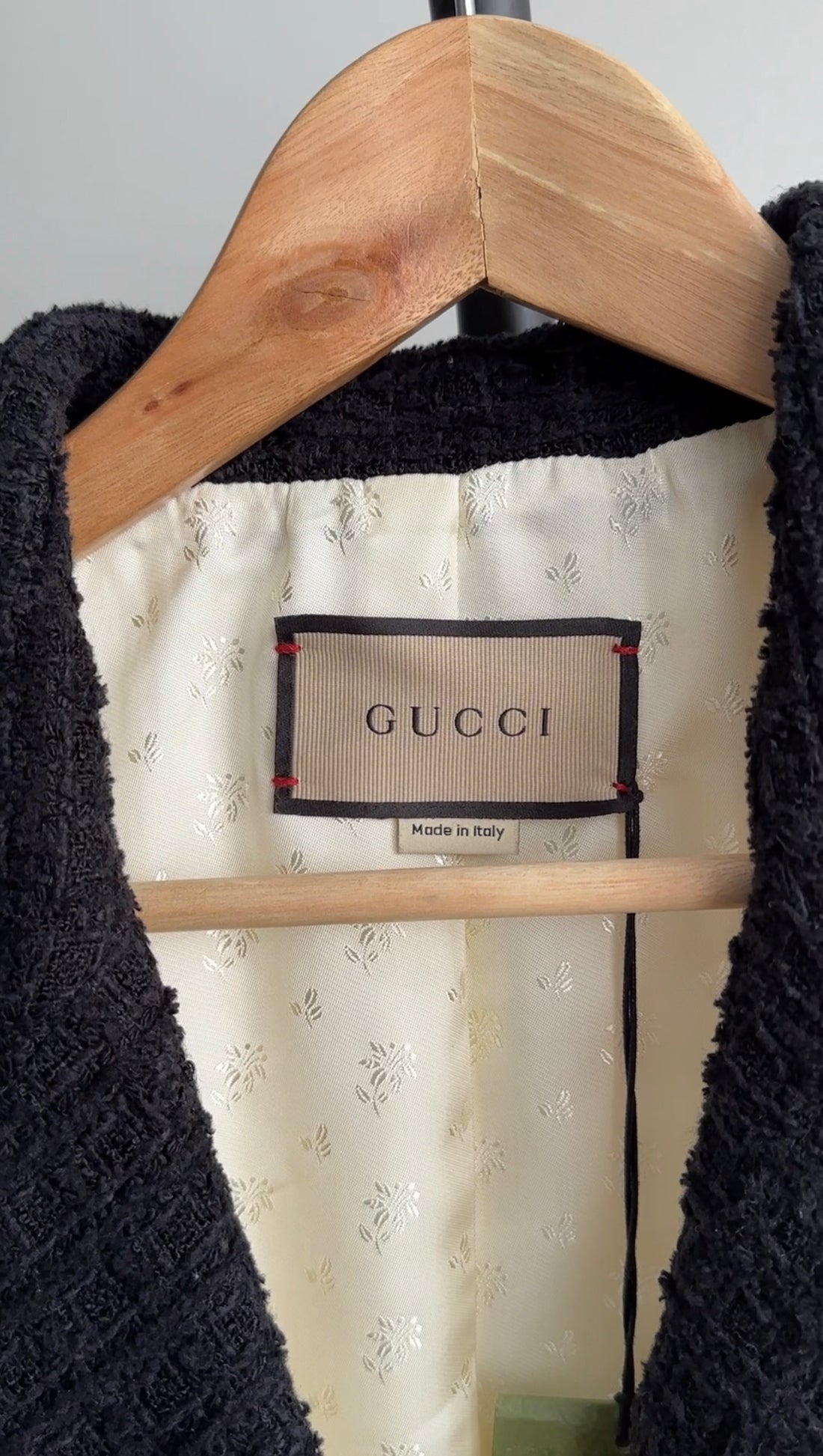 Gucci Black and Ivory Tweed Jacket - IT38 (S/M)