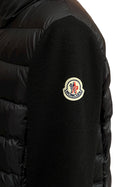 Moncler Black Tricot Padded Cardigan - M / US 6-8