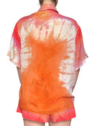 Zimmerman Orange Tie Dye Silk Shirt - 1 / US 4-6