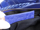 Balenciaga Blue SS2010 Arena Lambskin Leather The First City Bag